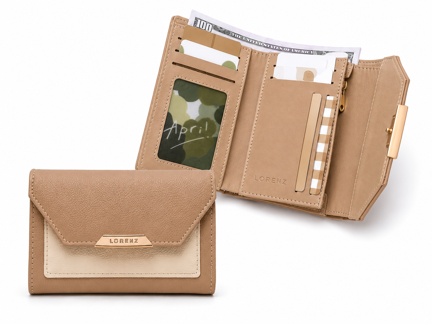 7294 Tan Nude En Trend & Practical Style Purse